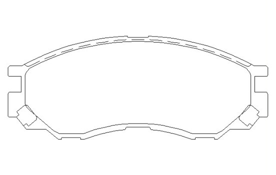 Brake Pad Set, disc brake 2329002 Textar