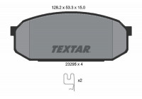 Brake Pad Set, disc brake 2329501 Textar