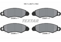 Brake Pad Set, disc brake 2329601 Textar