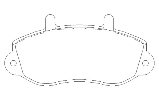 Brake Pad Set, disc brake 2330201 Textar