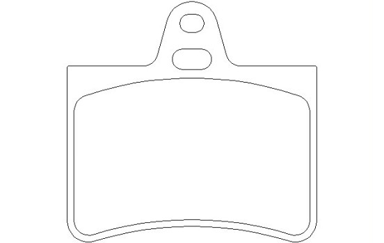 Brake Pad Set, disc brake 2330501 Textar
