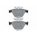 Brake Pad Set, disc brake 2331207 Textar