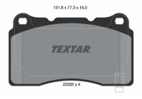 Brake pad set, disc brake 2332501 Textar