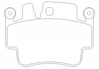 Brake Pad Set, disc brake 2332902 Textar