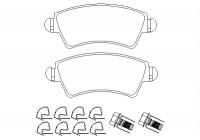 Brake Pad Set, disc brake 2333201 Textar