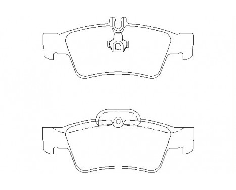 Brake Pad Set, disc brake 2333403 Textar