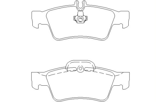 Brake Pad Set, disc brake 2333403 Textar