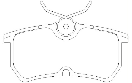 Brake Pad Set, disc brake 2335301 Textar