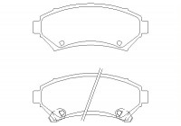 Brake Pad Set, disc brake 2335801 Textar