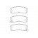 Brake Pad Set, disc brake 2336101 Textar