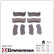 Brake Pad Set, disc brake 23387.125.1 Zimmermann, Thumbnail 2