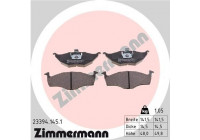 Brake Pad Set, disc brake 23394.145.1 Zimmermann