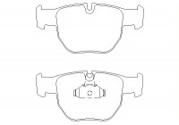 Brake Pad Set, disc brake 2339703 Textar