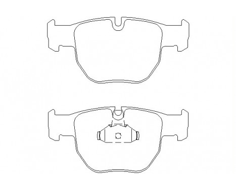 Brake Pad Set, disc brake 2339703 Textar