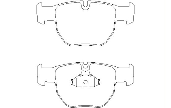 Brake Pad Set, disc brake 2339703 Textar