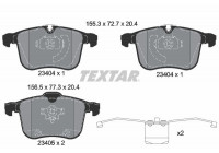 Brake Pad Set, disc brake 2340404 Textar