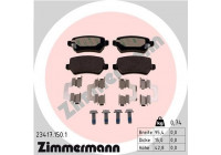 Brake Pad Set, disc brake 23417.150.1 Zimmermann