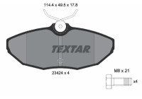 Brake Pad Set, disc brake 2342401 Textar