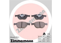 Brake Pad Set, disc brake 23440.175.1 Zimmermann