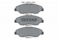 Brake Pad Set, disc brake 2344201 Textar