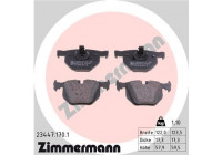 Brake Pad Set, disc brake 23447.170.1 Zimmermann