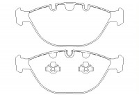 Brake Pad Set, disc brake 2344801 Textar