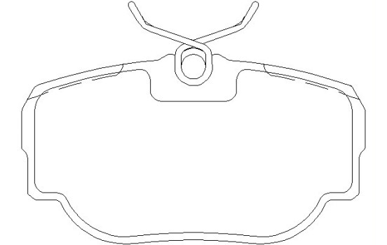 Brake Pad Set, disc brake 2345801 Textar