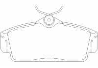 Brake Pad Set, disc brake 2346302 Textar