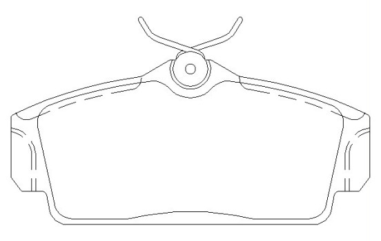 Brake Pad Set, disc brake 2346302 Textar