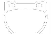 Brake Pad Set, disc brake 2347101 Textar