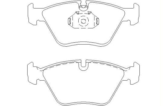 Brake Pad Set, disc brake 2347402 Textar