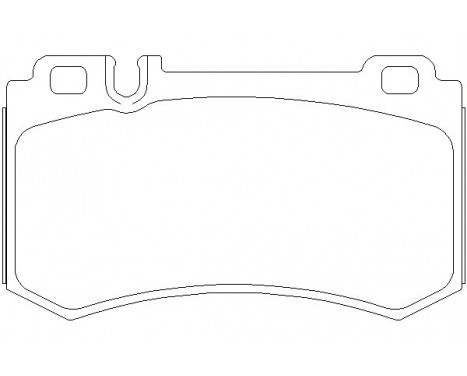 Brake Pad Set, disc brake 2347802 Textar