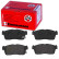 Brake Pad Set, disc brake 23507.150.1 Zimmermann