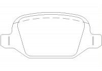 Brake Pad Set, disc brake 2351703 Textar