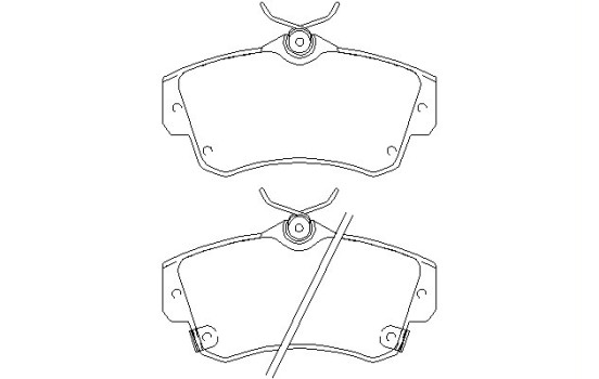 Brake Pad Set, disc brake 2353202 Textar