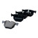 Brake Pad Set, disc brake 23550.170.1 Zimmermann