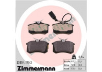 Brake Pad Set, disc brake 23554.170.2 Zimmermann