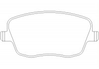 Brake Pad Set, disc brake 2358101 Textar