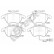 Brake pad set, disc brake 23587 00 701 10 Breck