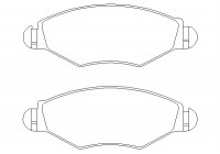 Brake Pad Set, disc brake 2359703 Textar