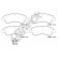 Brake pad set, disc brake 23599 00 701 00 Breck
