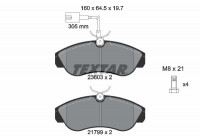 Brake Pad Set, disc brake 2360301 Textar
