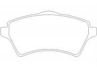 Brake Pad Set, disc brake 2361501 Textar