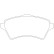 Brake Pad Set, disc brake 2361501 Textar