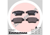 Brake Pad Set, disc brake 23620.165.1 Zimmermann