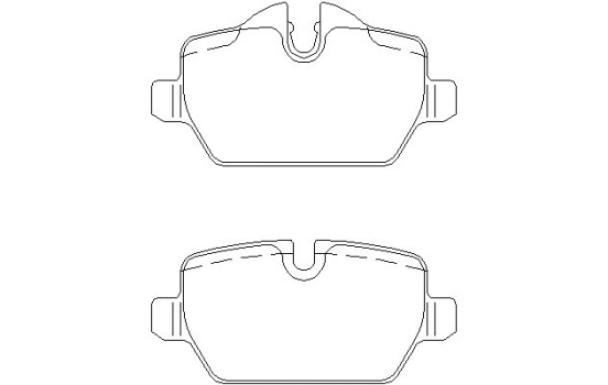 Brake Pad Set, disc brake 2362303 Textar