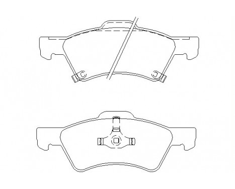 Brake Pad Set, disc brake 2364001 Textar
