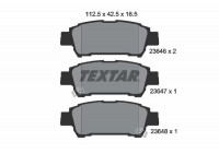 Brake Pad Set, disc brake 2364601 Textar