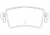 Brake Pad Set, disc brake 2366901 Textar