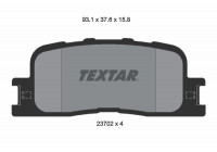 Brake Pad Set, disc brake 2370201 Textar